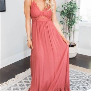 Bralette maxi dress